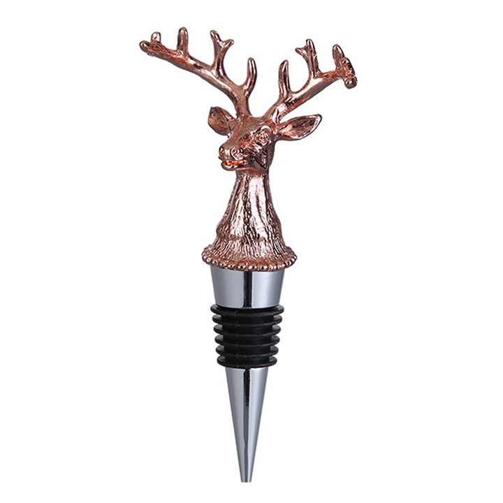 Dop pentru sticla, Aliaj, 12 x 6.6 cm, Multicolor