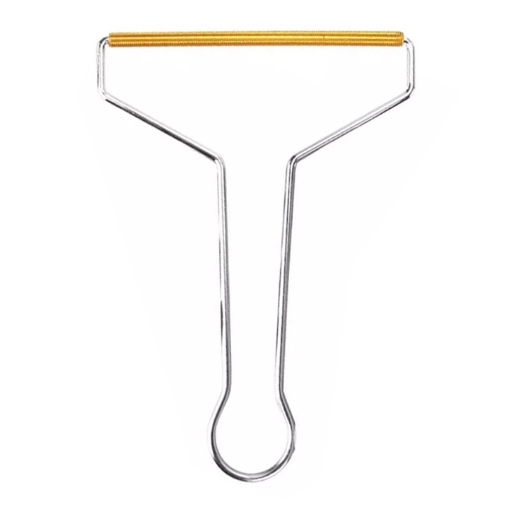 Kefe állati szőr eltávolításához QttvbTna, fém, ezüst/sárga