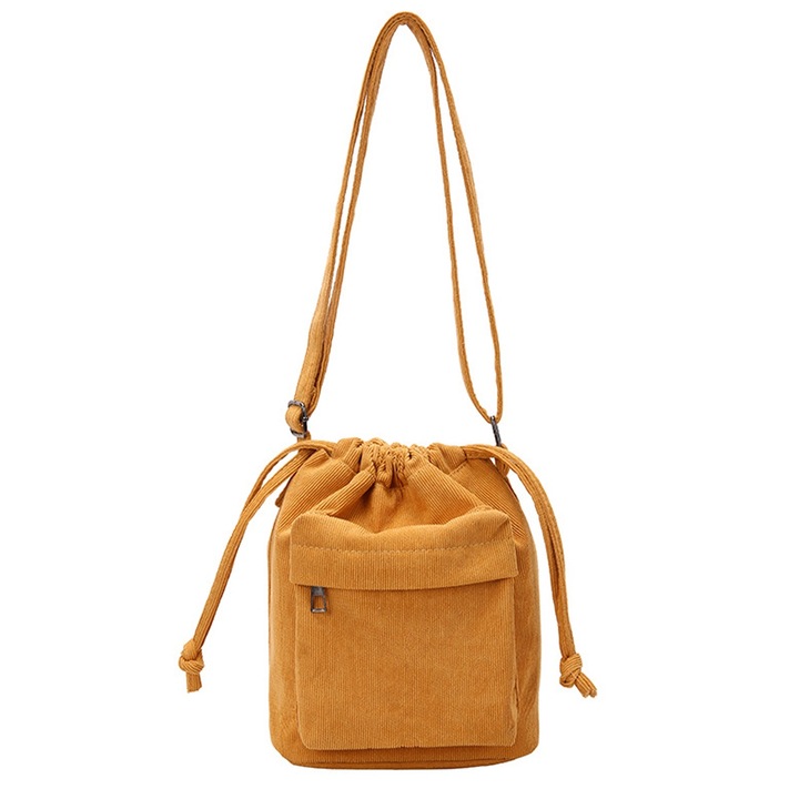 Női válltáska, Jormftte, húzózsinóros modell, 3 szín, 23x18x11cm