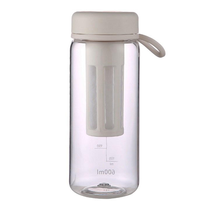 Cafetiera pentru Cold Brew, 600ml, design ergonomic, filtru detasabil, acril