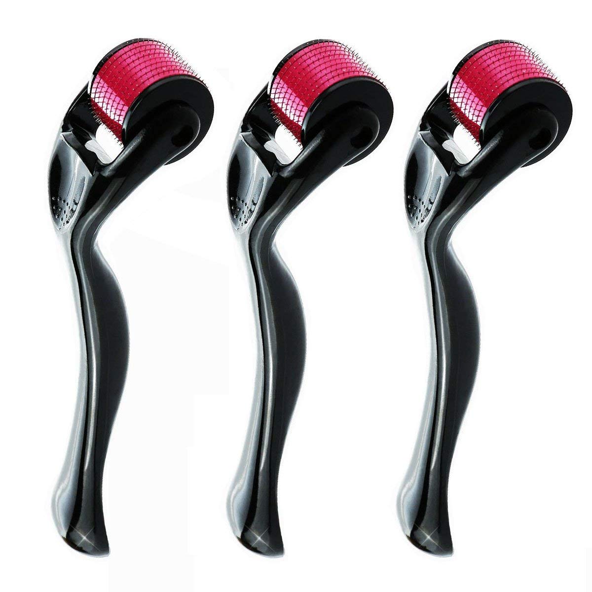 Instrument cosmetic microdermabraziune, 3 role microace, negru