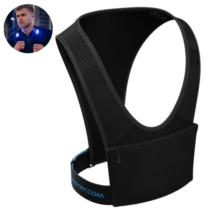 Jormftte sport mellény telefontartóval, könnyű, kulcstartóval, vízálló, fényvisszaverő, uniszex