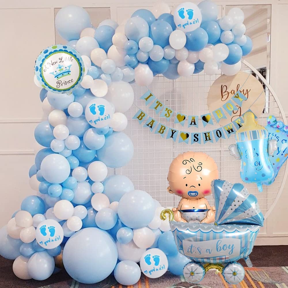 7 Ft Blau 'IT'S A BOY' Baby-Dusche Banner - Niedliches Banner Für Jungengeburt