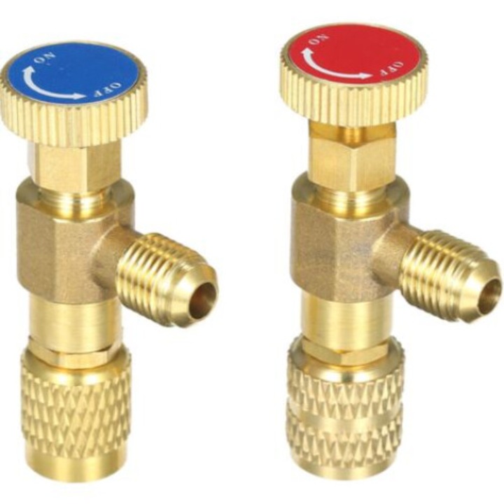 Вентил за зареждане на хладилен агент, Enforose, многофункционален адаптер, месинг, лесен за инсталиране