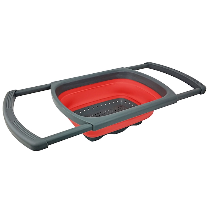 Сгъваем гевгир KkvoGmle, силикон, червен, 38.73x12.7 см, комплект от 1