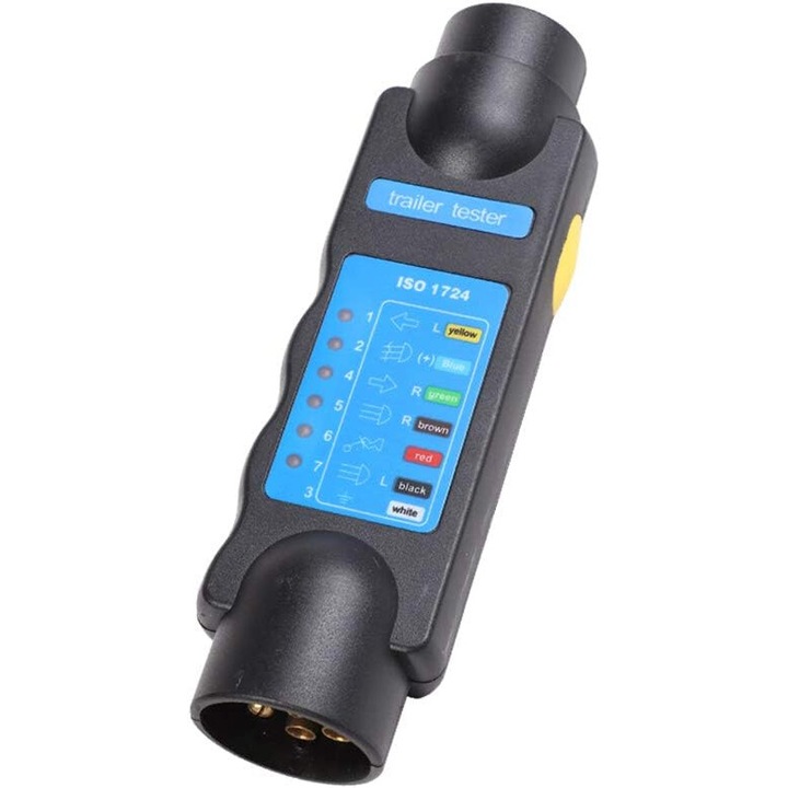 7-пинов тестер за ремаркета, longziming, ABS и мед, CE, ROHS сертифициран, лесен за употреба