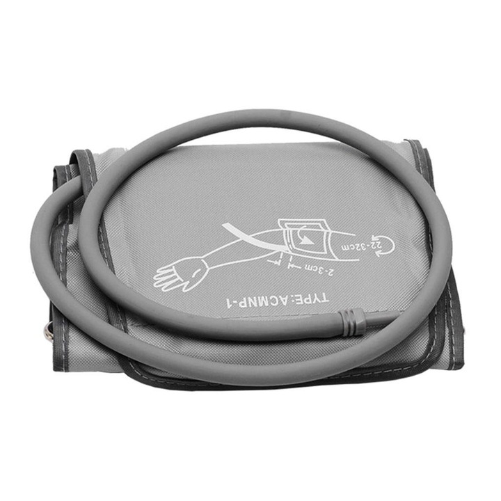 Регулируема каишка за апарат за кръвно налягане, ергономичен дизайн, издръжлив найлонов материал, универсална съвместимост