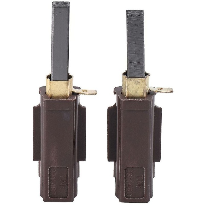 Set 2 perii de carbon pentru motor aspirator, compatibile Ametek Lamb, 7.5x3.8cm