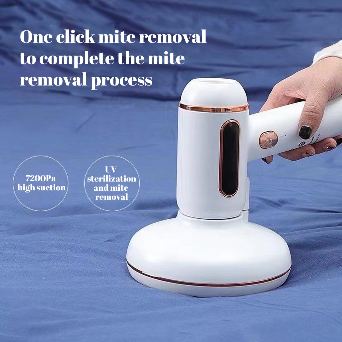 Aspirator wireless multifunctional anti-acarieni, sterilizator UV, doua in unu, anti-acarieni pentru acasa