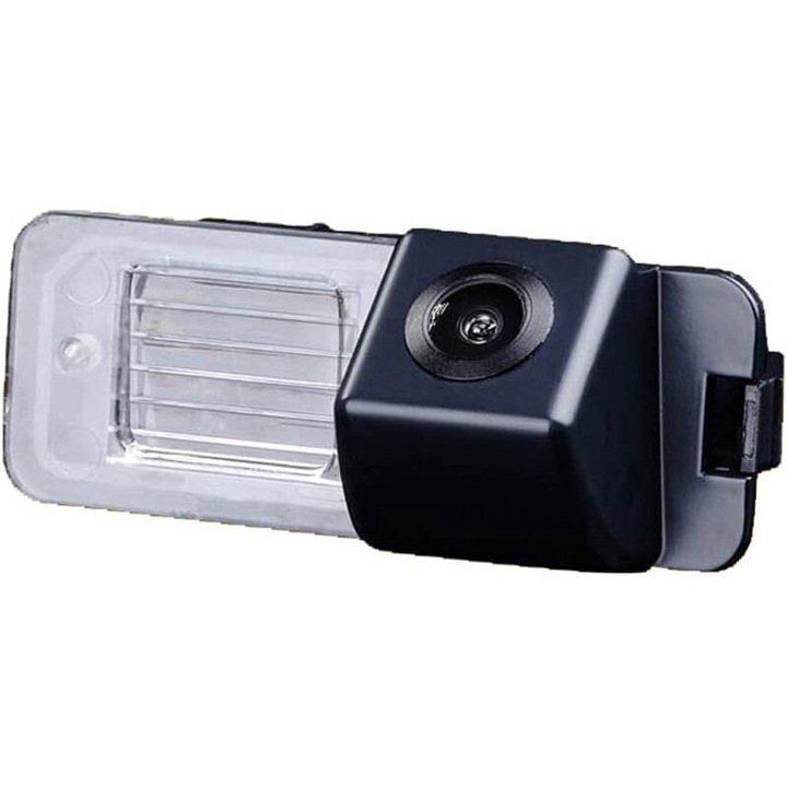 Camera marsarier, vedere nocturna color, compatibila VW Polo, Passat, Golf, EOS, Lupo, unghi larg 160°, IP67