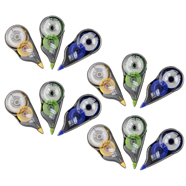 Benzi de corectare Enforose, uscare imediata, design compact, portabil, 90x5m