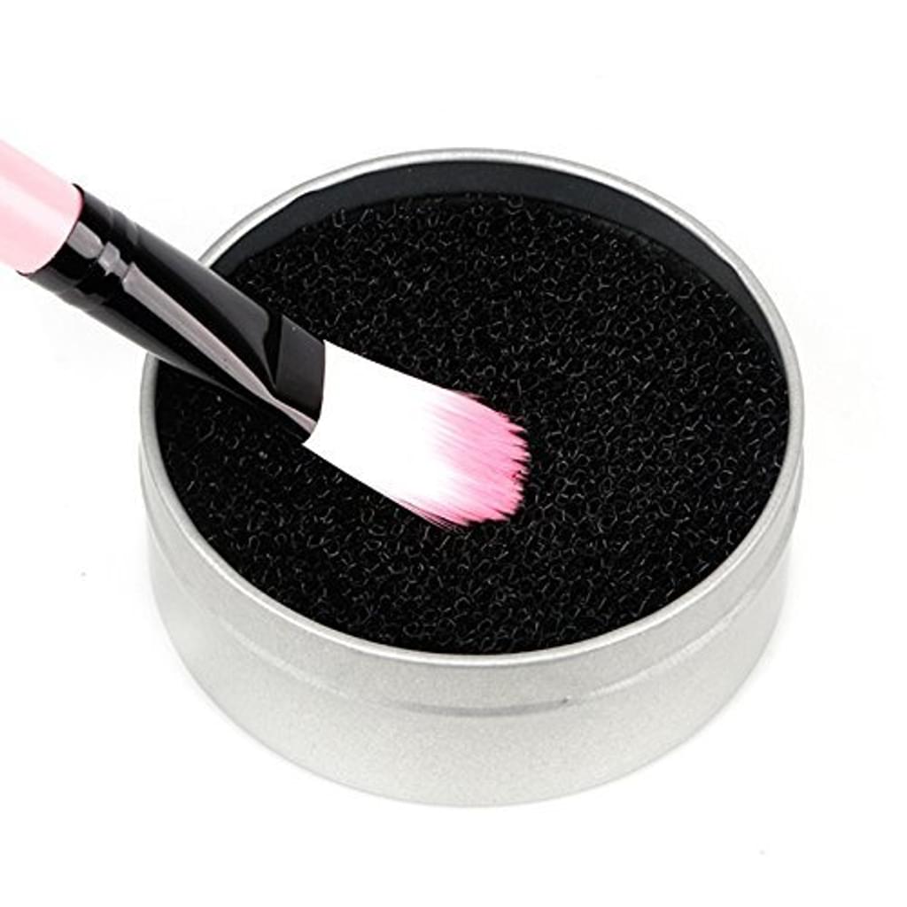 Make-up Pinsel Reiniger Schwamm – 3er Set, Schnell & Praktisch Für Unterwegs