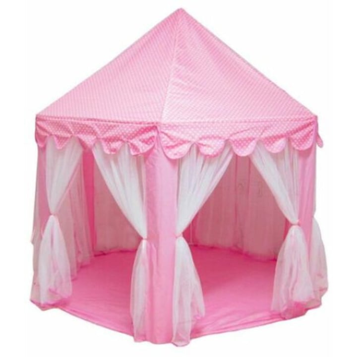 Детска къщичка за игра, Enforose, дизайн на замък, материал Chunya Fangbu, големи размери, за вътрешна и външна употреба