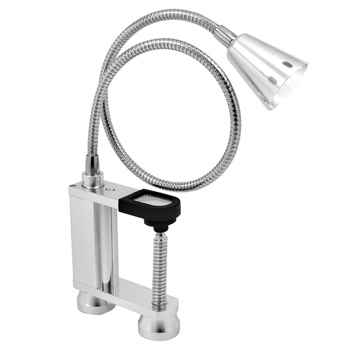 Lampa LED pentru gratar, 12 LED-uri, rezistenta la apa, cu suport magnetic, utilizare versatila