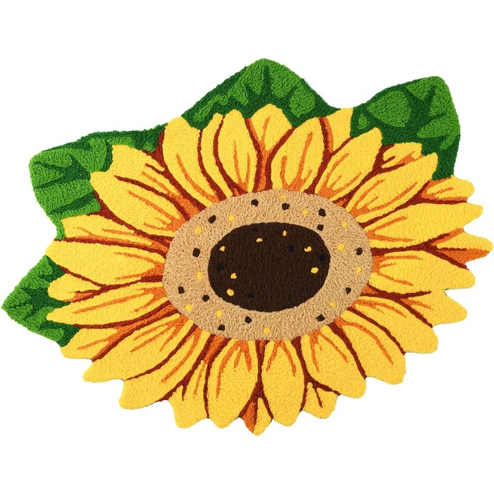 Csúszásgátló szőnyeg, dekoratív, tarka, 76x56cm, beltéri használatra