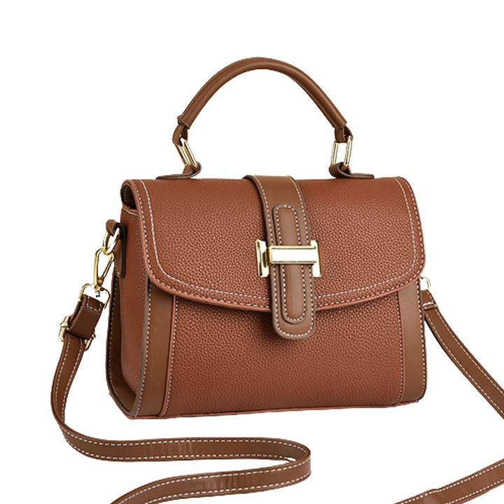 Női crossbody táska, egyszerű dizájn, puha bőr