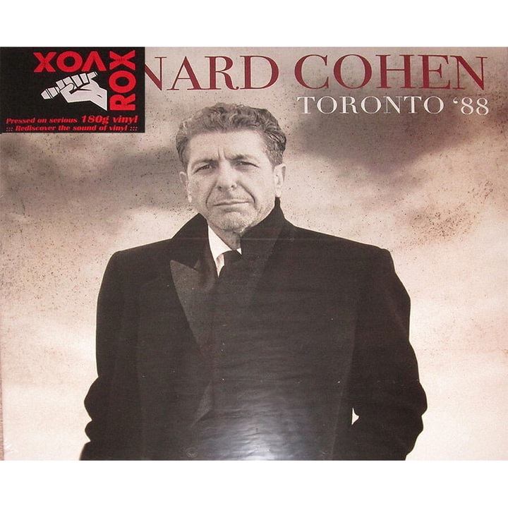 Vinil Leonard Cohen, Toronto 1988, Editie Limitata Numerotata, 2xLP 180g, Pop