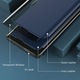 Калъф за Honor 200 Pro тип книга Smart View тъмносин