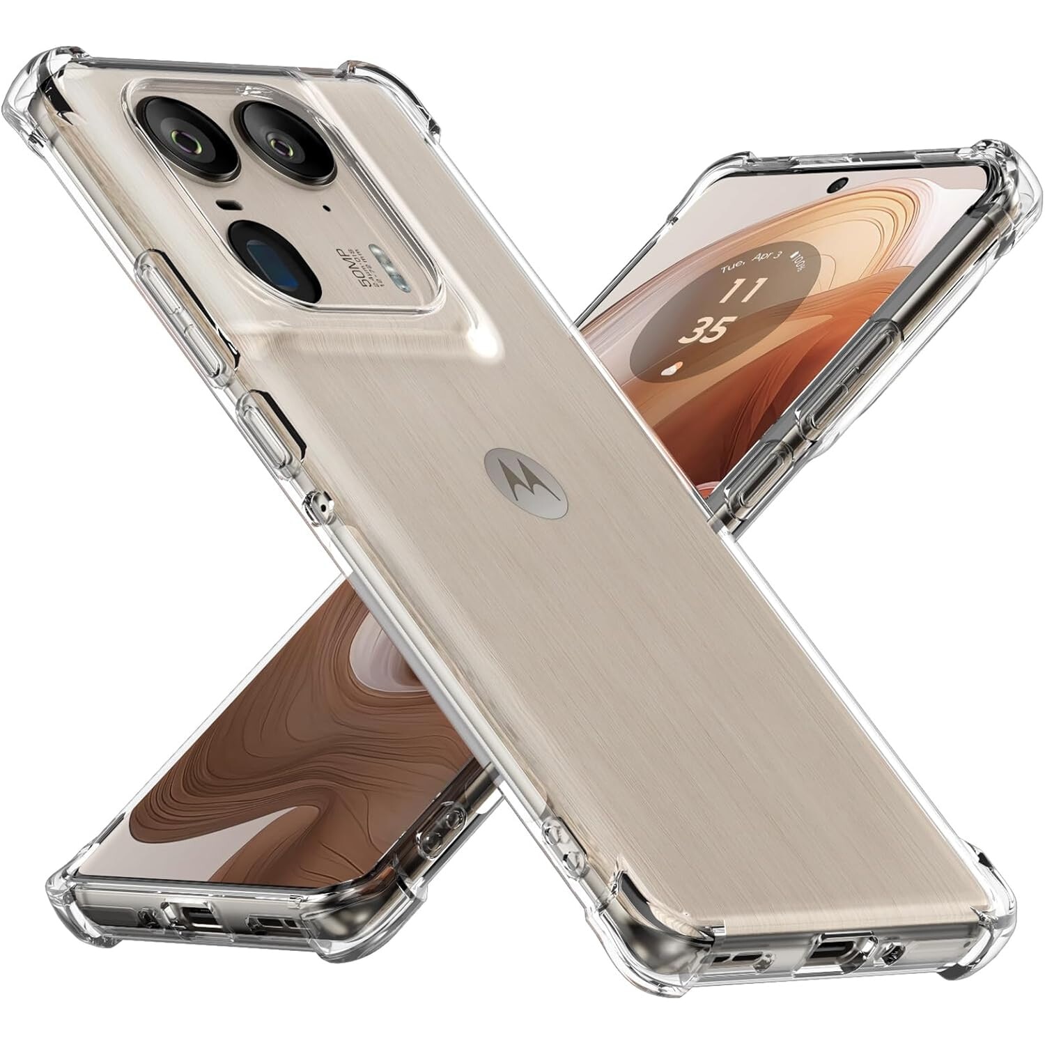 Husa pentru Motorola Edge 50 Ultra Anti-Shock 1.5mm reinforced 4 corners transparent