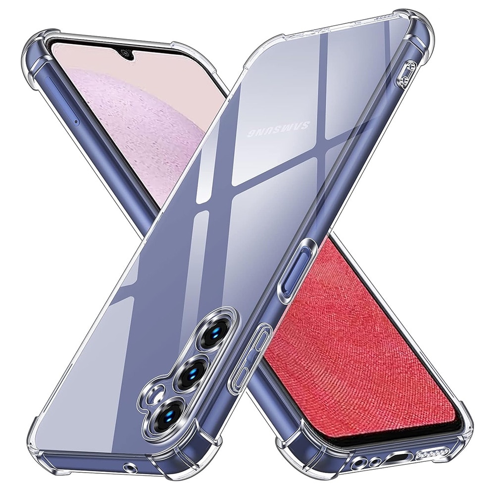 Husa protectie Mat-Tech compatibila cu Samsung Galaxy A14 4G / A14 5G, Protectie Camera, Colturi anti-soc, Decupaje Precise, Rezistenta la impact, Margini ridicate pentru protectia ecranului, Transparenta