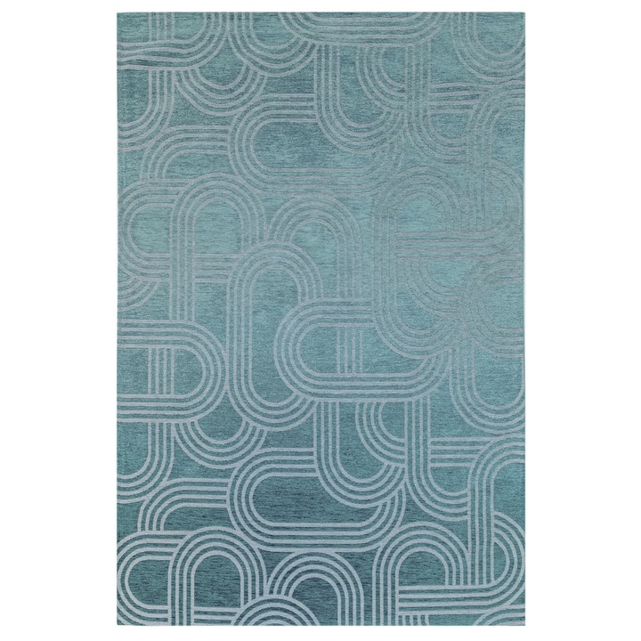 Модерен белгийски килим, Home Vista, Louis de Poortere 9459, светло син, 170x240 см