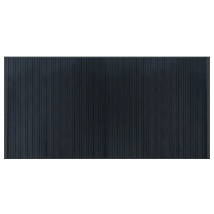 VidaXL négyszögletű szürke bambusz szőnyeg 100 x 200 cm 2.8 kg