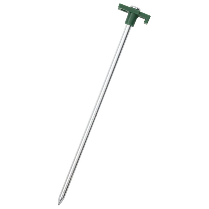 VidaXL 12 db horganyzott acél és polipropilén sátorcövek 25 cm 7 mm 0.9 kg