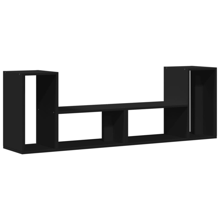 VidaXL 2 db fekete szerelt fa TV-szekrény 75 x 30 x 50 cm 18.55 kg