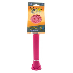 Burete vase cu maner Roz, Scrub Daddy