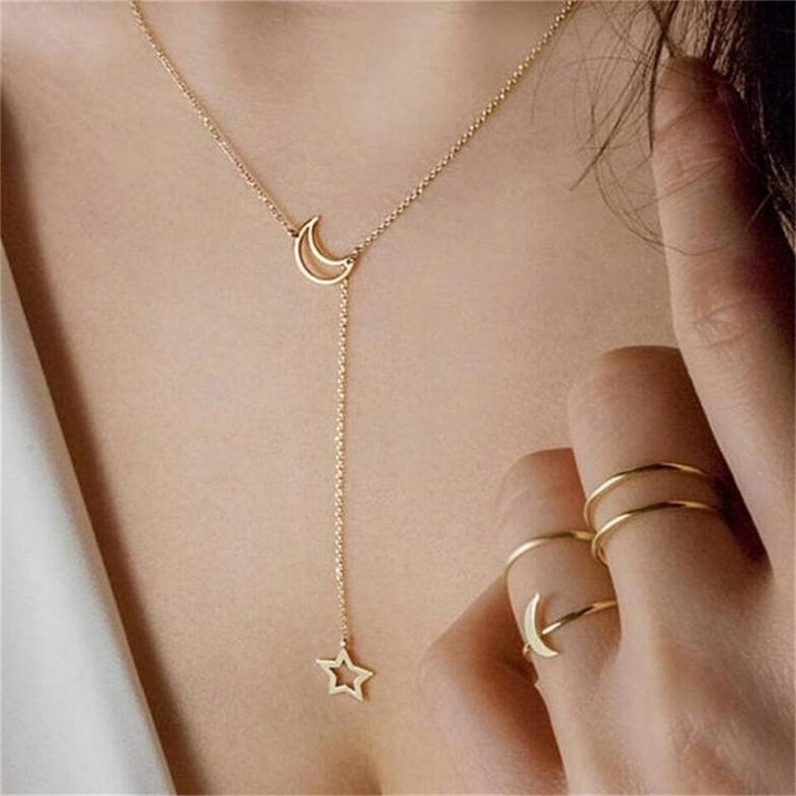 Choker nyaklánc ünnepi hosszú boho arany 51