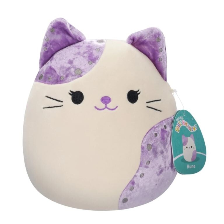 Jucarie Squishmallows, Cam velvet cat, pisica, 30 cm - eMAG.ro