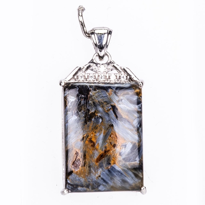 Ezüst Medál Pietersittel és Fehér Cirkónnal