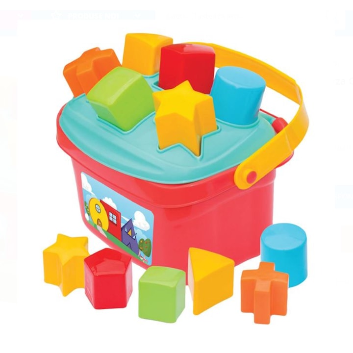 Jucarie Sortator Valiza Colorata pentru bebelusi