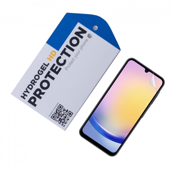 Удароустойчив протектор ОфисиТе за Samsung Galaxy A25, Hydrogel HD, Privacy покритие