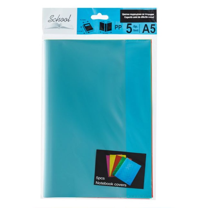 Coperta A5 Colorate - 5buc