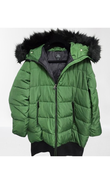 Geaca dama, Armani Exchange, Poliester, Verde, L