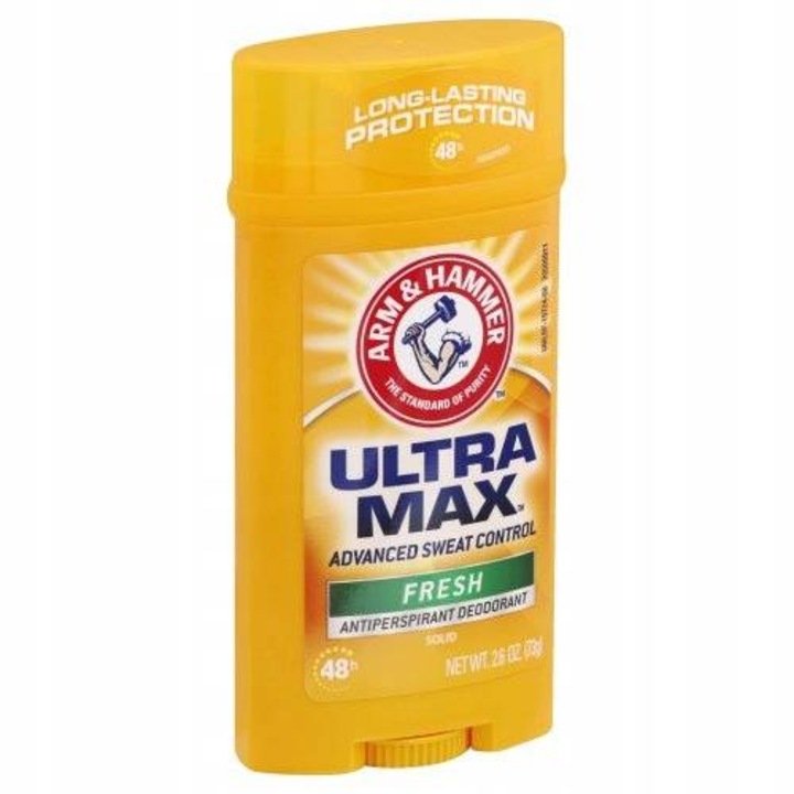Deodorant Stick, ARM&HAMMER, Men's, Fresh, 73g, 48h control, reduce transpiratia, combate mirosul, protectie eficienta, de lunga durata, pentru uz zilnic