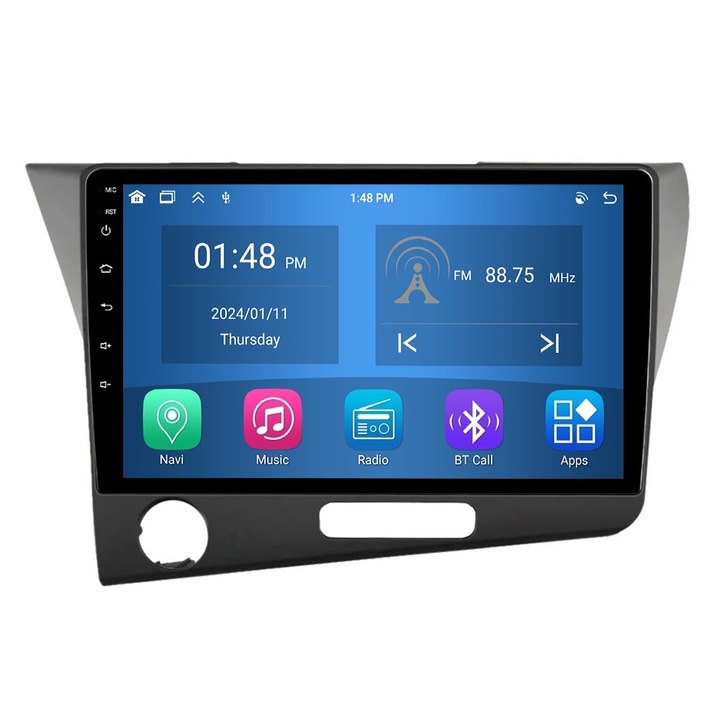 GPS-navigáció Honda CR-Z 1 CRZ 2010-2016 CarPlay Android Auto Stereo Radio Bluetooth-hoz 4 GB RAM, 64 GB ROM
