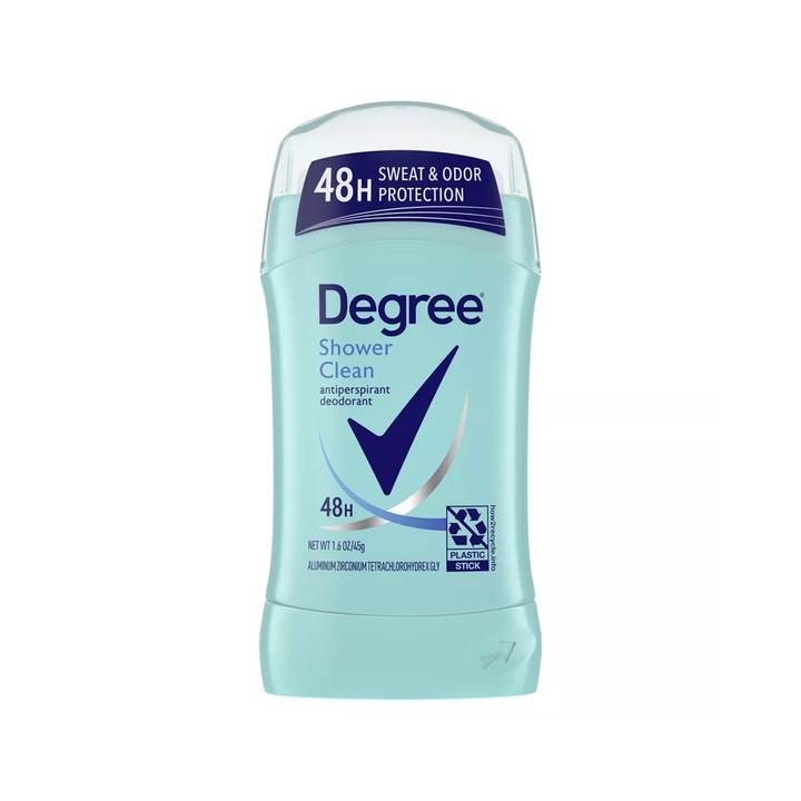 Deodorant si Antiperspirant, Shower Clean, Stick, 48h Protectie eficienta impotriva transpiratiei, Parfum proaspat, Elimina mirosul neplacut, 45g