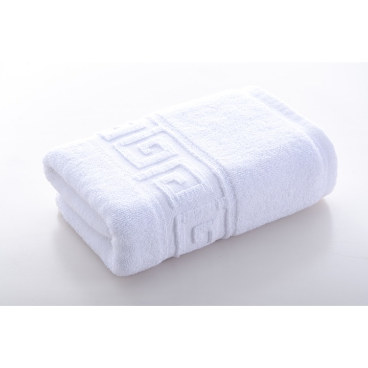 Хавлиена кърпа Greek Hotel Supplier, 70x130 см, 100% памук 500 GSM, бяла