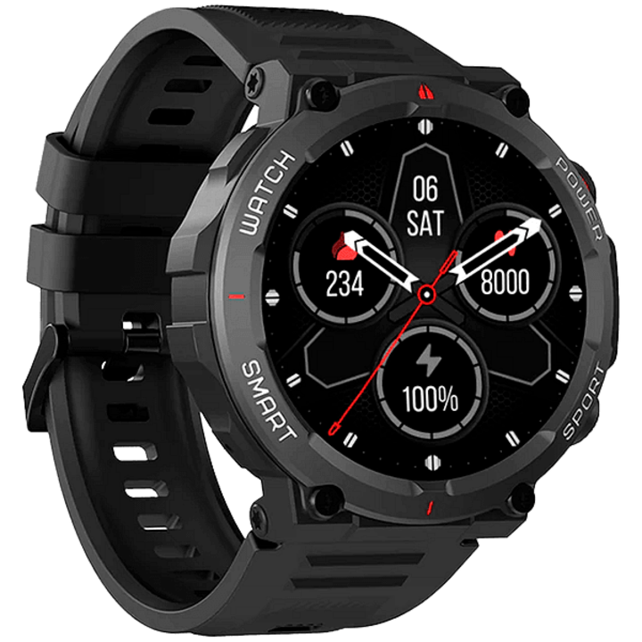 Смарт часовник Blackview, W50, 1.39", LCD, 360x360, Черен