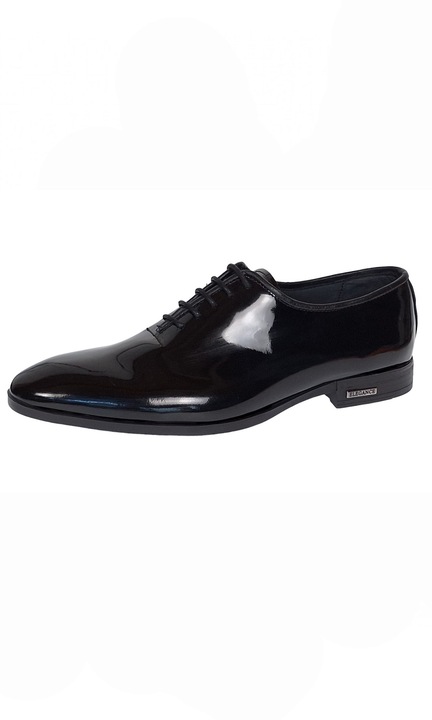 Pantofi barbati eleganti din piele naturala Negru Lac GKR98NL Marimea 40