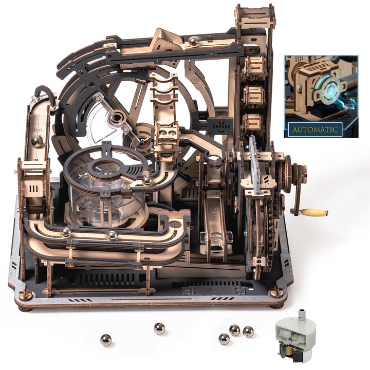 3D пъзел, Robotime, Marble Spaceport, дърво, 472 части