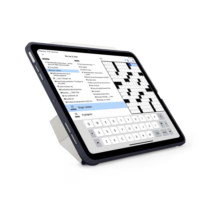 Husa Pipetto Origami No1 compatibila cu iPad Air 4 2020 / 5 2022 / 6 2024 Dark Blue