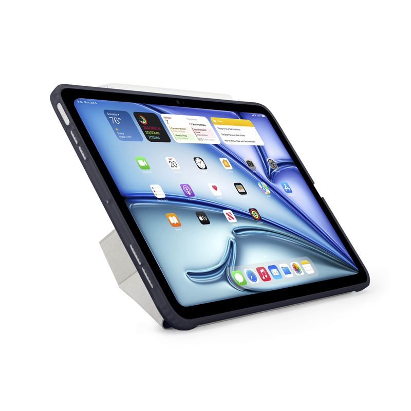 Husa Pipetto Origami No1 compatibila cu iPad Air 4 2020 / 5 2022 / 6 2024 Dark Blue