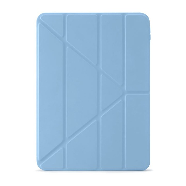 Husa Pipetto Origami No1 compatibila cu iPad Air 4 2020 / 5 2022 / 6 2024 Light Blue