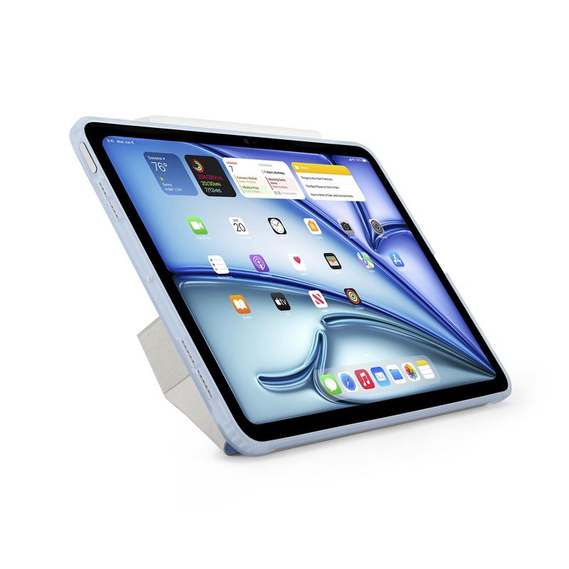 Husa Pipetto Origami No1 compatibila cu iPad Air 6 13 inch Light Blue