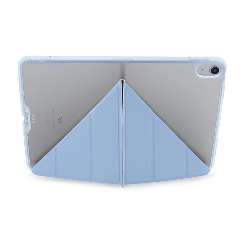 Husa Pipetto Origami No1 compatibila cu iPad Air 6 13 inch Light Blue
