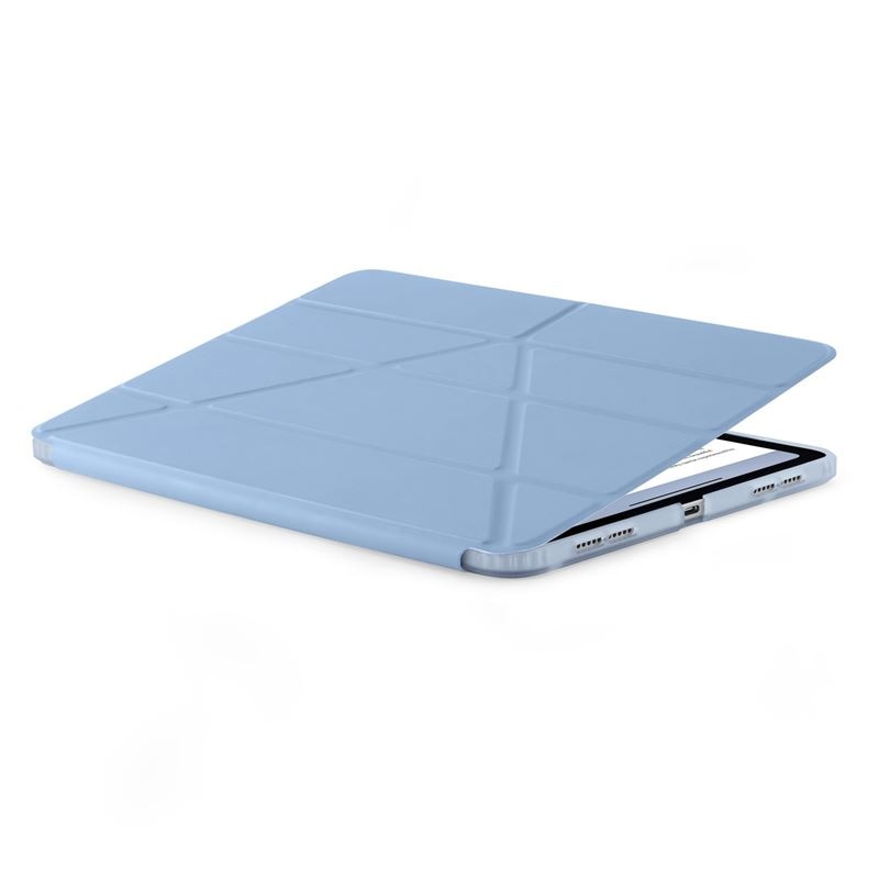 Husa Pipetto Origami No1 compatibila cu iPad Air 6 13 inch Light Blue