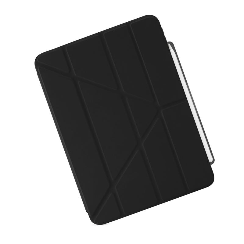 Husa Pipetto Origami No3 compatibila cu iPad Air 4 2020 / 5 2022 / 6 2024 Black